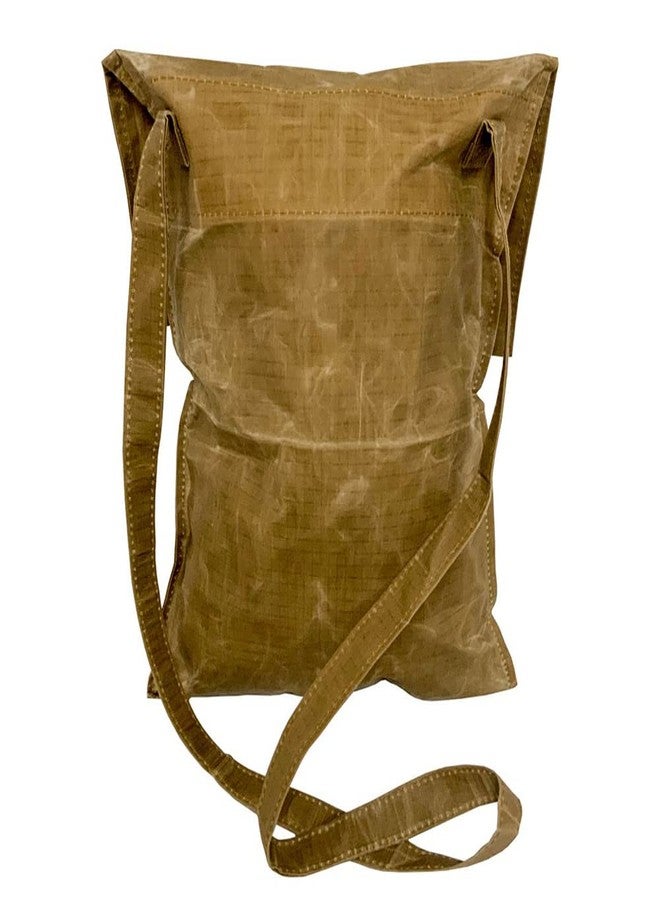 The Pathfinder School Durable Ripstop Waxed Canvas Bag - Haversack - Bushcraft Gear - Single Strap Hiking Pack Gathering Satchel - Pathfinder Survival Bushcraft Bag - 15" x 12" - Image 3